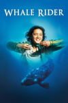 A smiling Māori girl is superimposed over a diving whale.