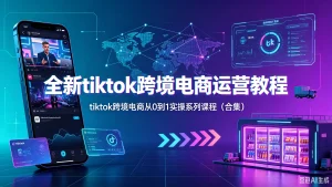【精】全新tiktok跨境电商运营教程,tiktok跨境电商从0到1实操系列课程(合集)-优优云网创