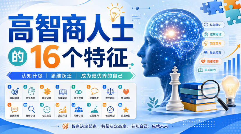 付费文章：高智商人士的16个特征-优优云网创