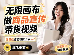 不用模特不用拍,AI生成电商带货视频|无限画布从0到1搭建教程,全程实操演示,新手也能跟着落地-优优云网创