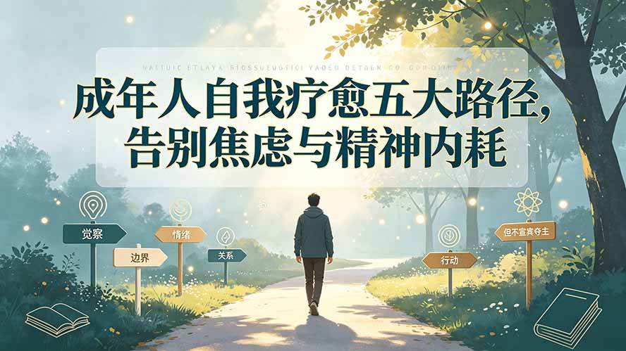 （19516期）付费文章：成年人自我疗愈五大路径，告别焦虑与精神内耗-优优云网创