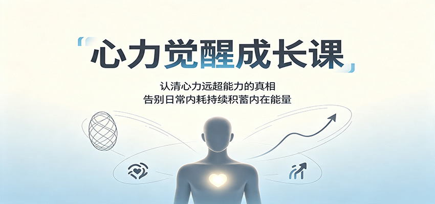 心力觉醒成长课：认清心力远超能力的真相，告别日常内耗持续积蓄内在能量-优优云网创