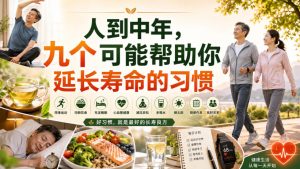 付费文章：人到中年，九个可能帮助你延长寿命的习惯-优优云网创