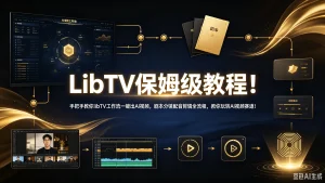 【精】LibTV保姆级教程！手把手教你libTV工作流一键出AI视频，剧本分镜配音剪辑全流程，教你玩转AI视频赛道！-优优云网创