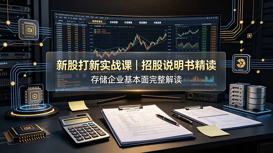 付费文章：新股打新实战课｜招股说明书精读，存储企业基本面完整解读-优优云网创