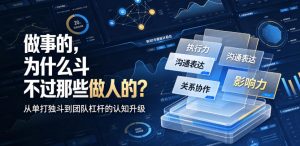 付费文章：做事的，为什么斗不过那些做人的？-优优云网创