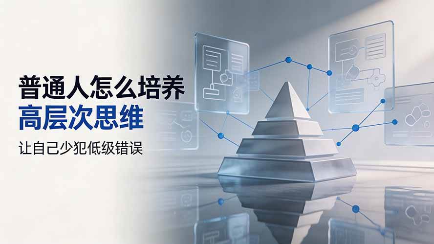 (19637期)付费文章:普通人怎么培养高层次思维,让自己少犯低级错误-优优云网创