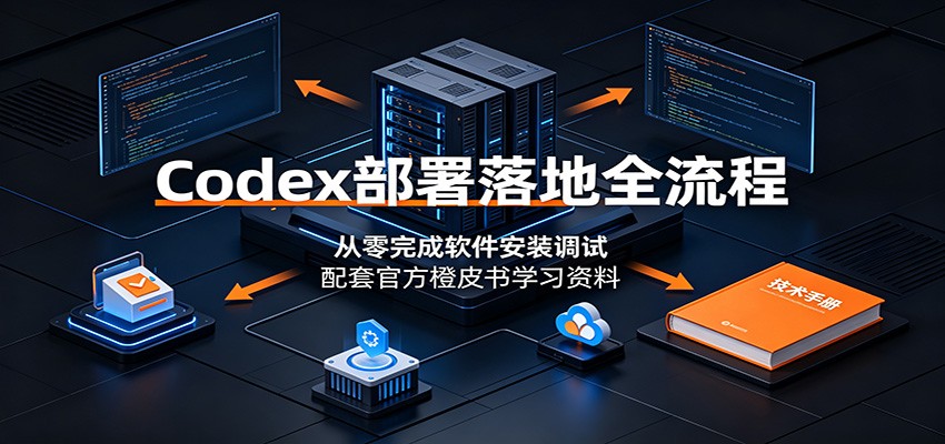 Codex部署落地全流程：从零完成软件安装调试，配套官方橙皮书学习资料-优优云网创