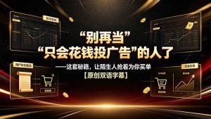 （19514期）别再当“只会花钱投广告”的人了——这套秘籍，让陌生人抢着为你买单【原创双语字幕】-优优云网创