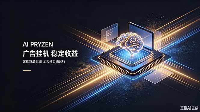 (19815期)AI Pryzen 广告挂机|24小时自动跑,日入300-500,新手零门槛-优优云网创