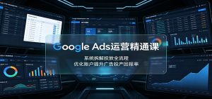 Google Ads运营精通课:系统拆解投放全流程,优化账户提升广告投产回报率-优优云网创