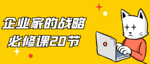 企业家的战略必修课20节-优优云网创