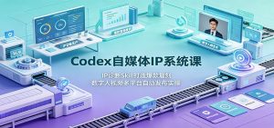 Codex自媒体IP系统课:IP诊断Skill打造爆款复刻,数字人视频多平台自动发布实操-优优云网创