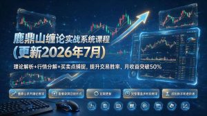 鹿鼎山缠论实战系统课程(更新26年7月-优优云网创