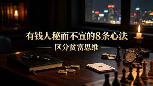 (19413期)付费文章:有钱人秘而不宣的8条心法|区分贫富思维-优优云网创