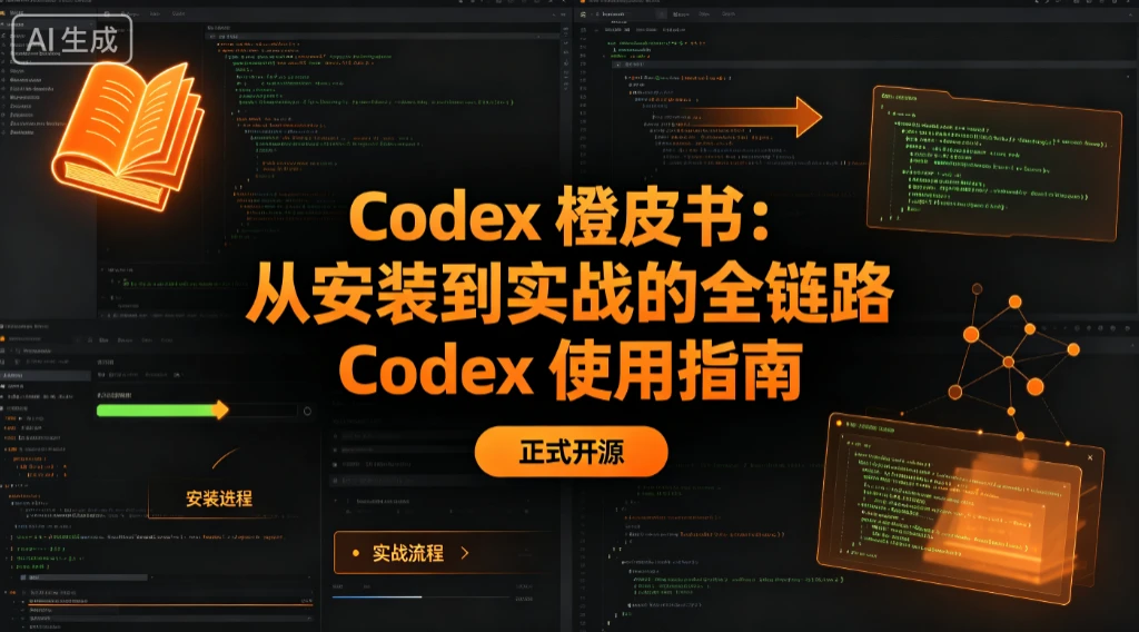 【精】Codex 橙皮书:从安装到实战的全链路 Codex 使用指南正式开源-优优云网创
