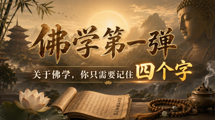 付费文章:佛学第一弹,关于佛学,你只需要记住四个字-优优云网创