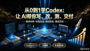 从O到1学Codex:上AI帮你写、改、测、交付，需求分析·代码生成·调试优化·测试交付一Codex入门、AI编程、全流程实战-优优云网创