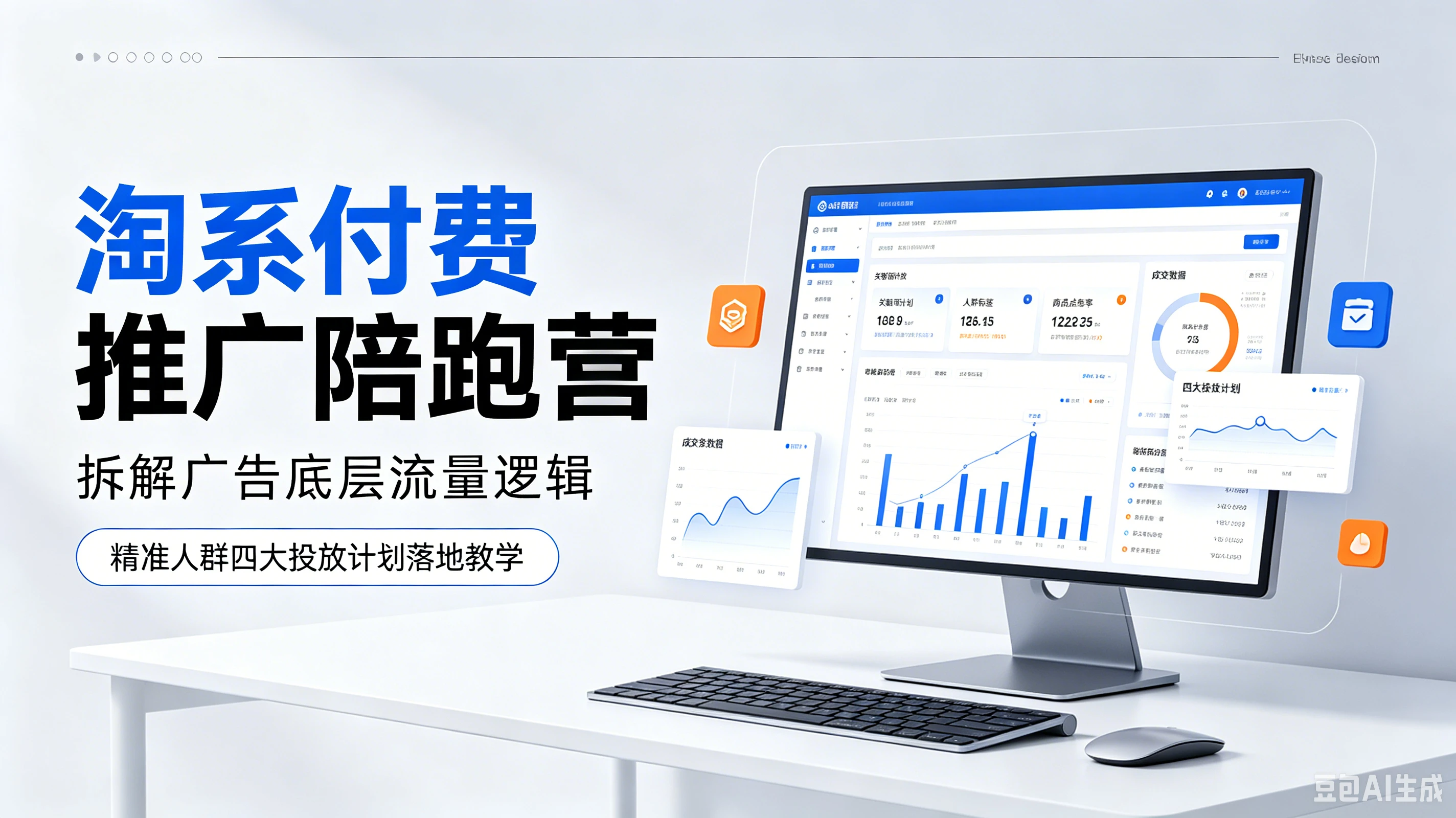 【精】淘系付费推广陪跑营：拆解广告底层流量逻辑，精准人群四大投放计划落地教学（更新26年6月）-优优云网创