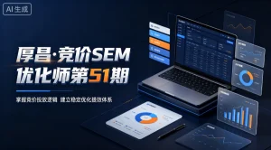 【精】厚昌·竞价SEM优化师第51期,掌握竞价投放逻辑,建立稳定优化提效体系-优优云网创