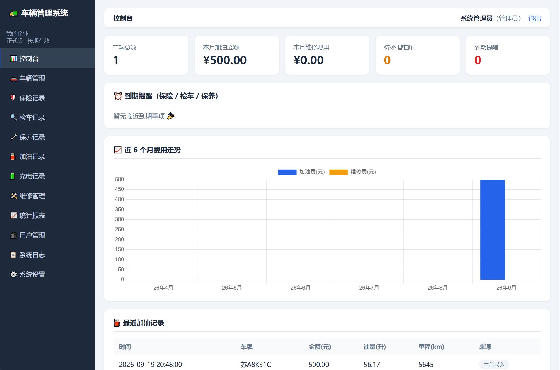 车辆管理系统网站源码 车辆管理系统网站源码