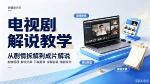 【精】电视剧解说教学从剧情拆解到成片解说，剧-免费资源