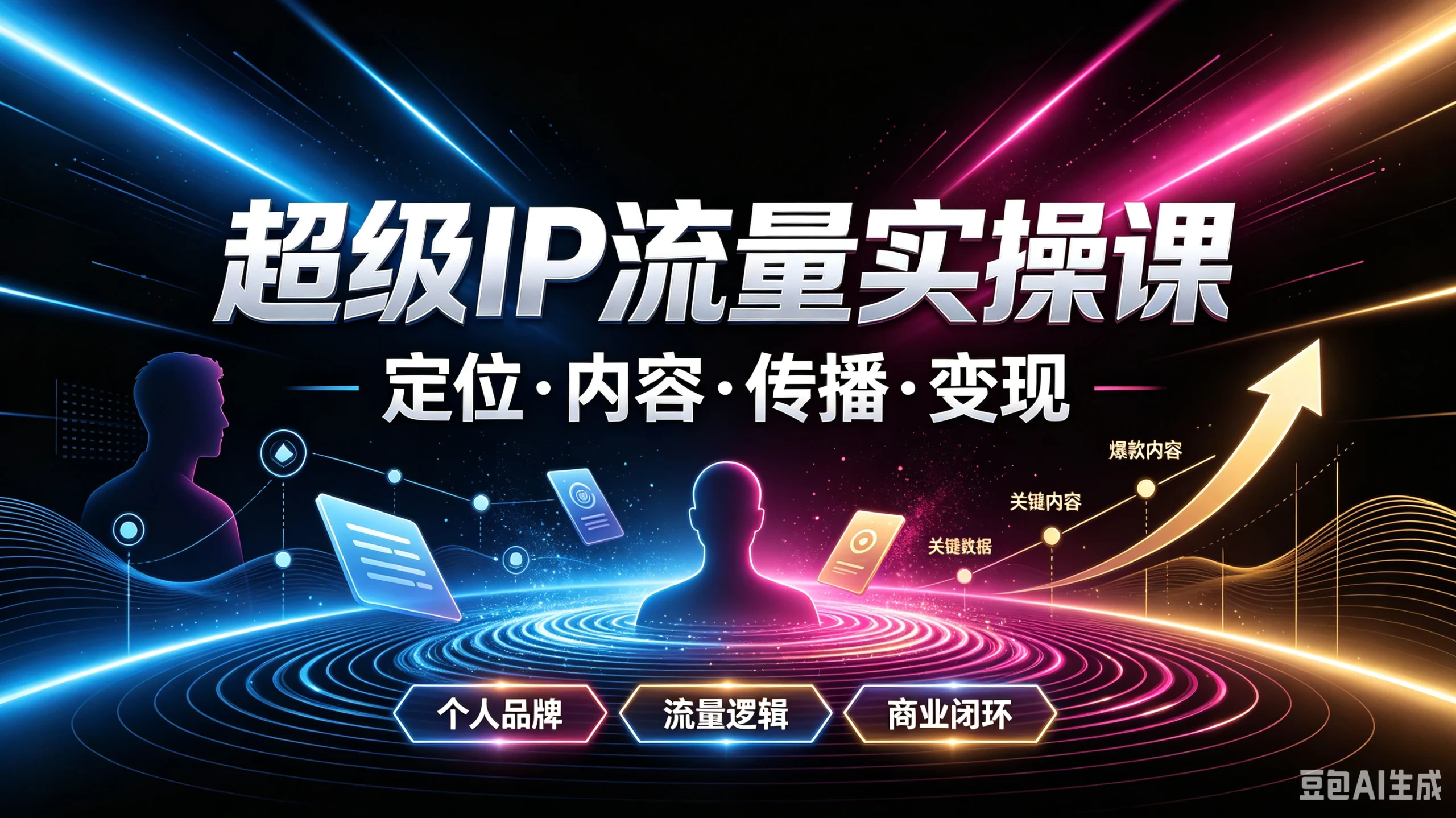【精】超级ip流量实操课，定位·内容·传播·变现，-免费资源