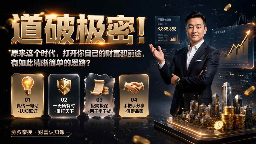 （19661期）付费文章：道破极密！原来这个时代，打-免费资源