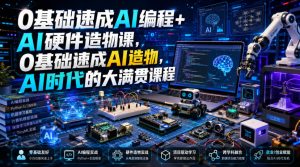0基础速成ai编程ai硬件造物课，0基础速成ai造物，ai时代-免费资源