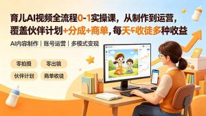 （19236期）育儿ai视频全流程0-1实操课，从制作到运营，-免费资源