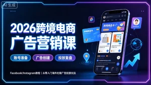 【精】2026跨境电商广告营销课,facebook-instagram教程,从零入-免费资源