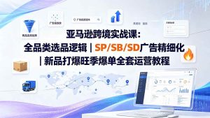 (19563期)亚马逊跨境实战课-更新:全品类选品逻辑-免费资源