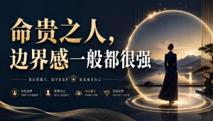 付费文章：命贵之人，边界感一般都很强-免费资源