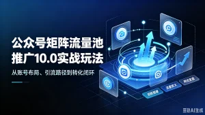 【精】公众号矩阵流量池推广10-0实战玩法,从账号-免费资源