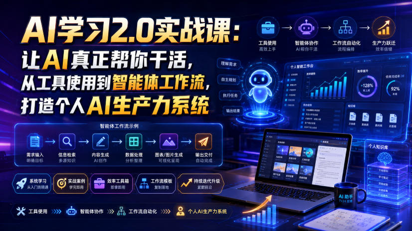 ai学习2-0实战课：让ai真正帮你干活，从工具使用到智-免费资源