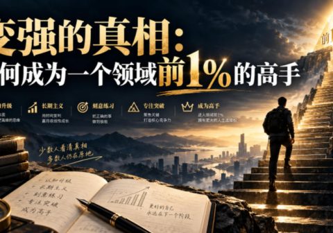 付费文章:变强的真相:如何成为一个领域前1%的高手-免费资源
