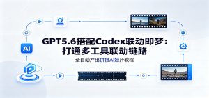 gpt5-6搭配codex联动即梦：打通多工具联动链路，全自动产-免费资源