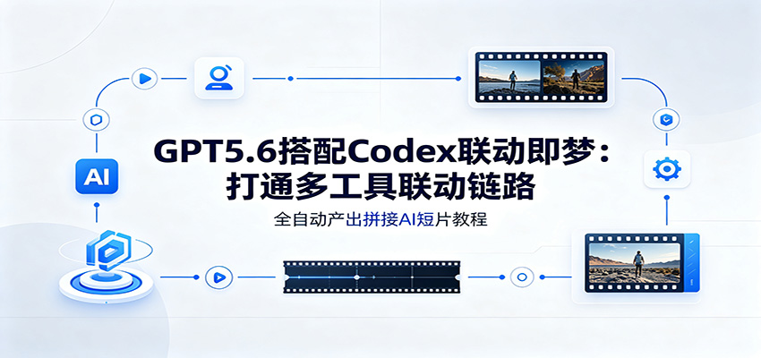 gpt5-6搭配codex联动即梦：打通多工具联动链路，全自动产-免费资源