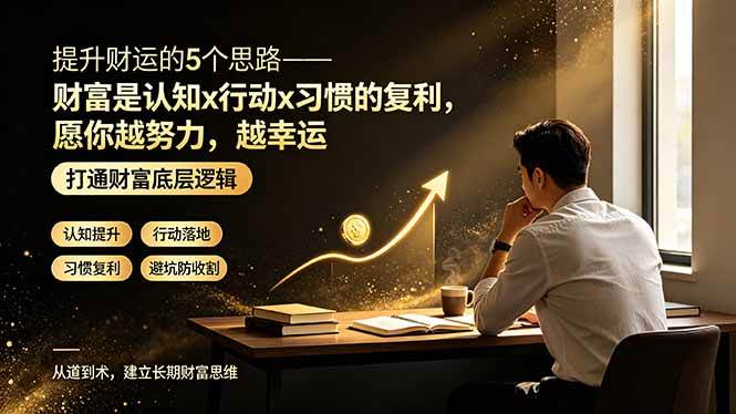 （19233期）付费文章：提升财运的5个思路-财富是-免费资源