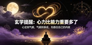 付费文章：玄学提醒：心力比能力重要多了-免费资源