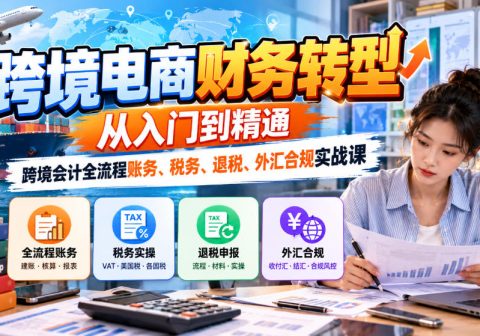 跨境电商财务转型：从入门到精通｜跨境会计全流程账务、税务、退税、外汇合规实战课-免费资源