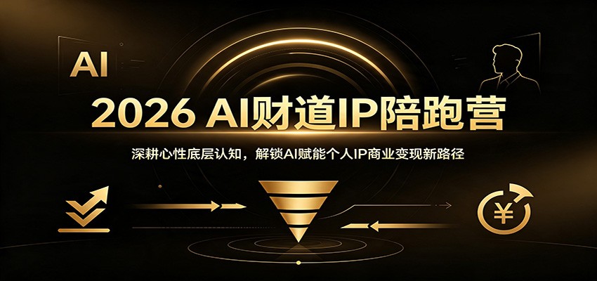 2026-ai财道ip陪跑营：深耕心性底层认知，解锁ai赋能个人-免费资源