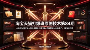 （19428期）-淘宝天猫打爆班原创技术第84期：4剑合1必爆2-免费资源