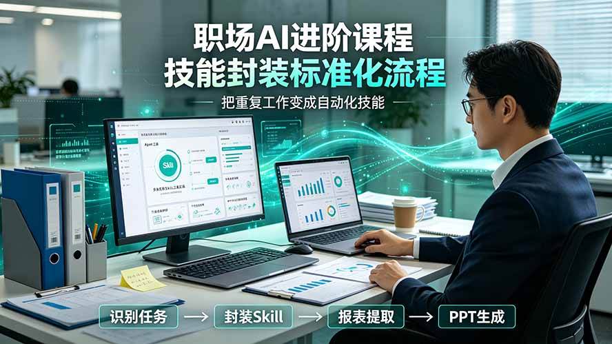（19369期）职场ai进阶课程；多类实用skill工具实操，专-免费资源