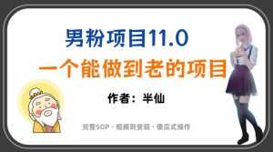 全网独家男粉项目11-0，一个做到老的项目，完整sop·-免费资源