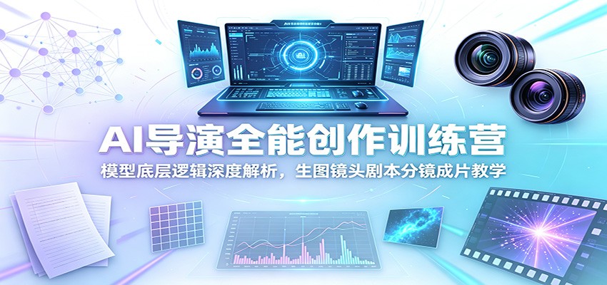 ai导演全能创作训练营：模型底层逻辑深度解析，生-免费资源