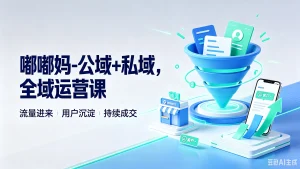 【精】嘟嘟妈-公域私域，全域运营课，流量进来、-免费资源