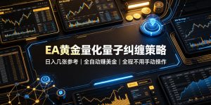ea黄金量化量子纠缠策略，日入几张，全自动賺美金-免费资源