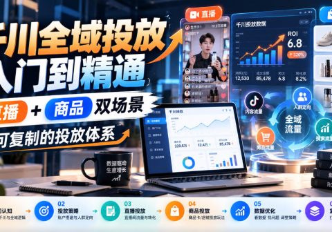 千川全域投放入门到精通，直播+商品双场景，可复制的投放体系(更新1026)-免费资源