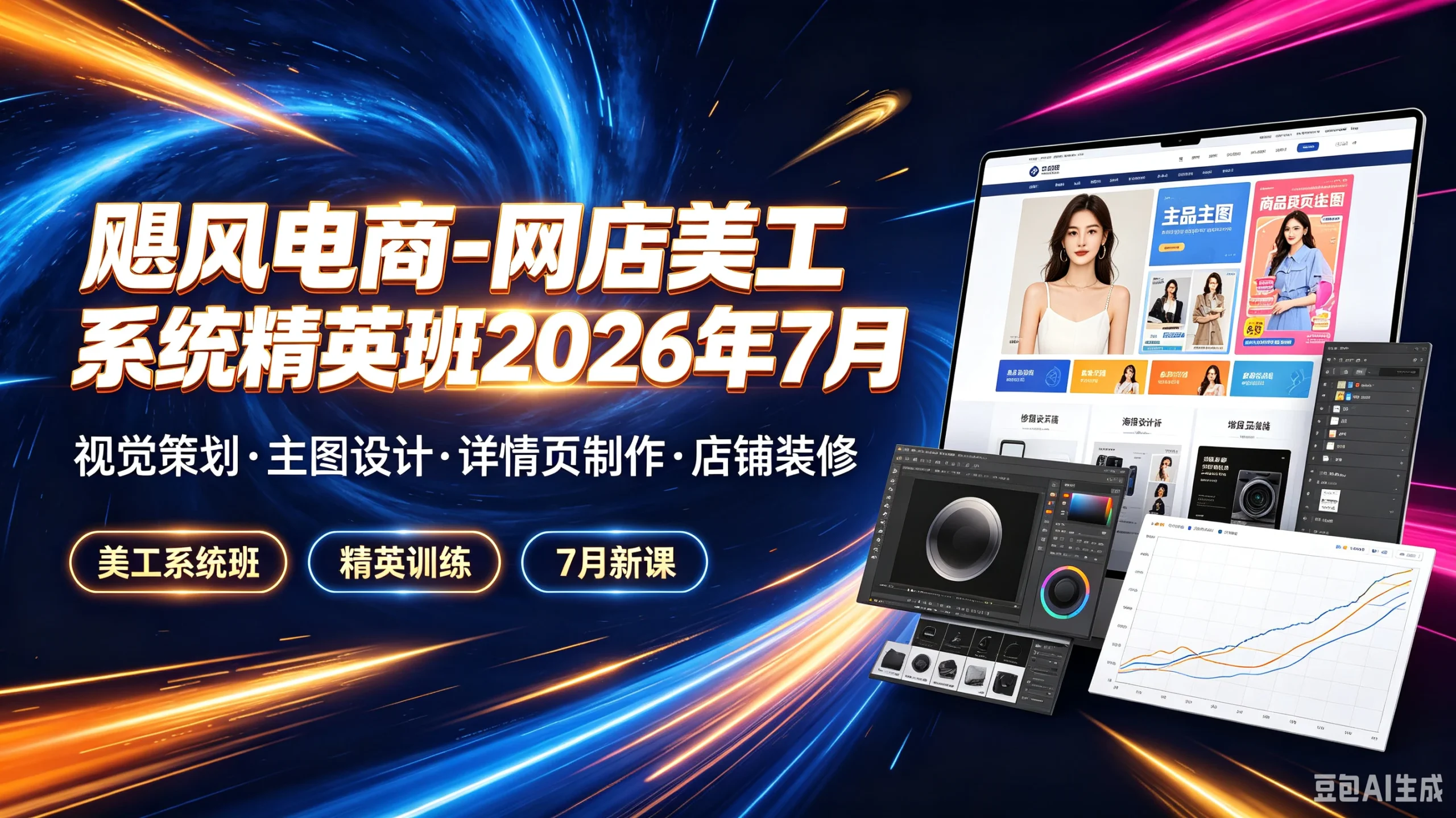 【精】飓风电商-网店美工系统精英班2026年7月，视觉-免费资源